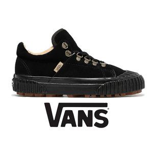 Vans Aubin 35 DX VN0A4UULUL11 Black Suede Canvas Men 5 Women 6.5 US LowTop Shoes